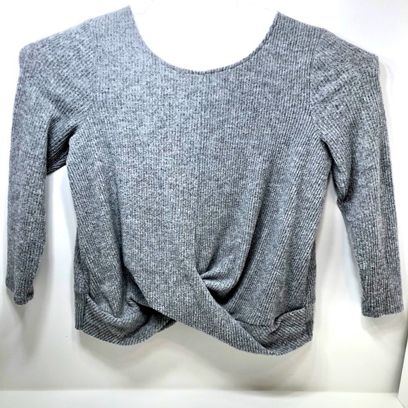 Sweater ELOQUII Women’s gray sweater plus size - Picture 1 of 4